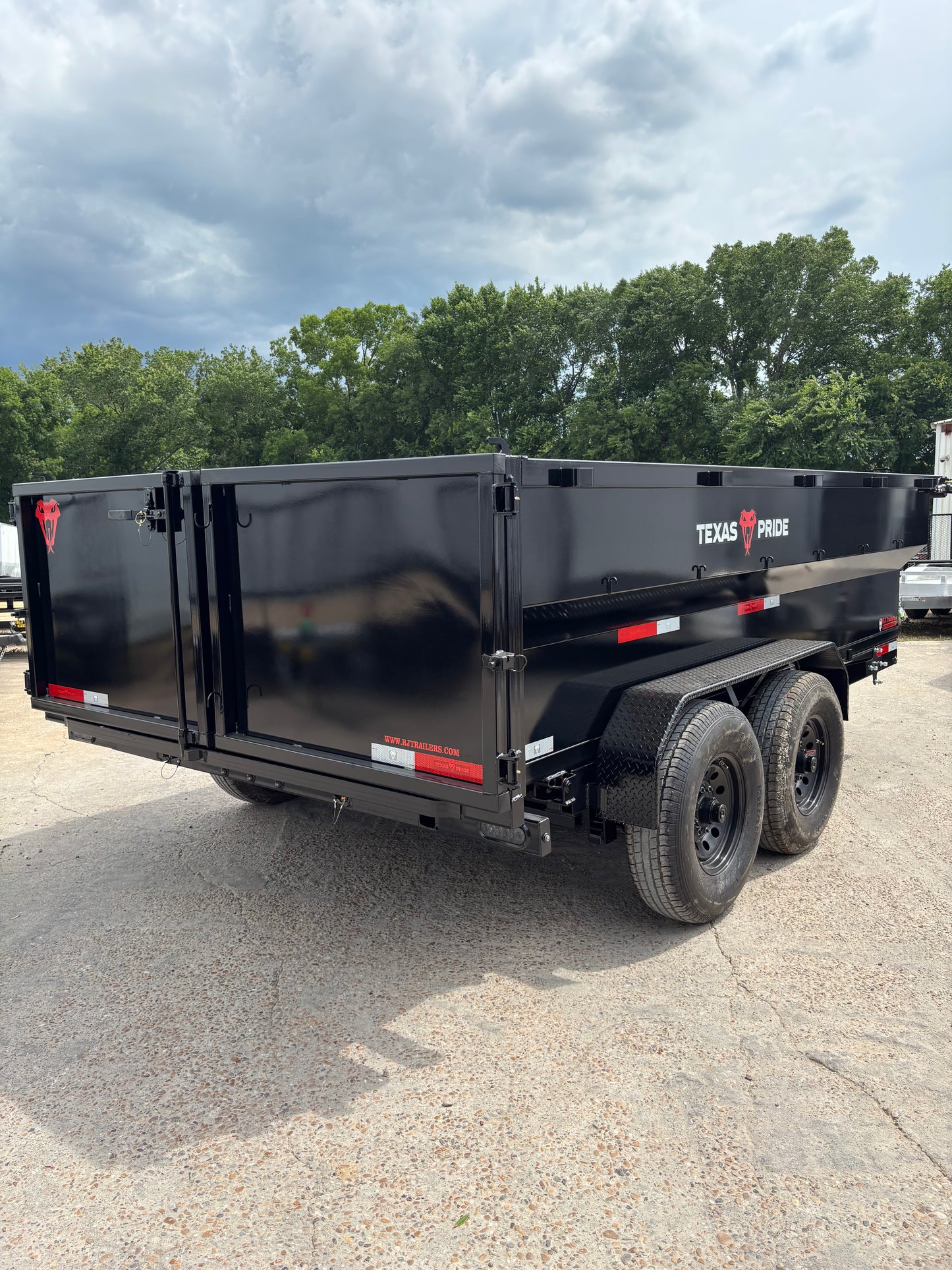 7 x 14' BP Dump Trailer Texas Pride #DT-7143-16KBP