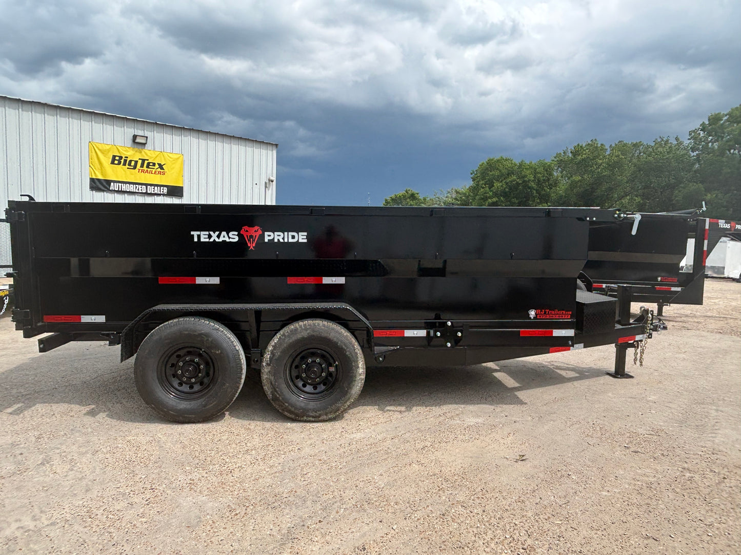 7 x 14' BP Dump Trailer Texas Pride #DT-7143-16KBP