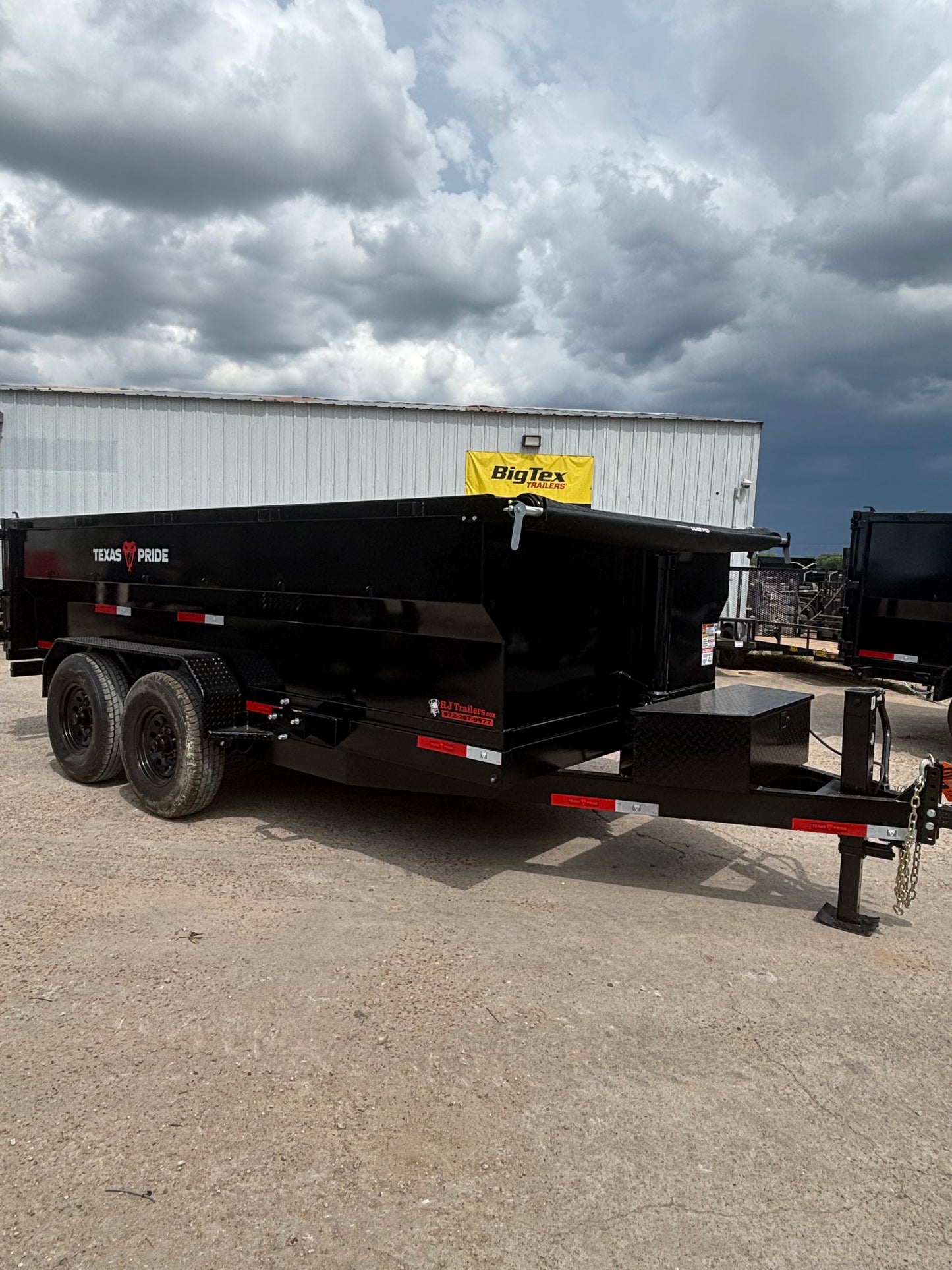 7 x 14' BP Dump Trailer Texas Pride #DT-7143-16KBP