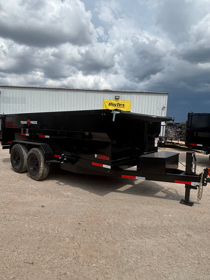 7 x 14' BP Dump Trailer Texas Pride #DT-7143-16KBP