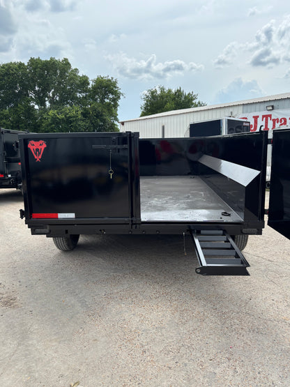 7 x 14' BP Dump Trailer Texas Pride #DT-7143-16KBP