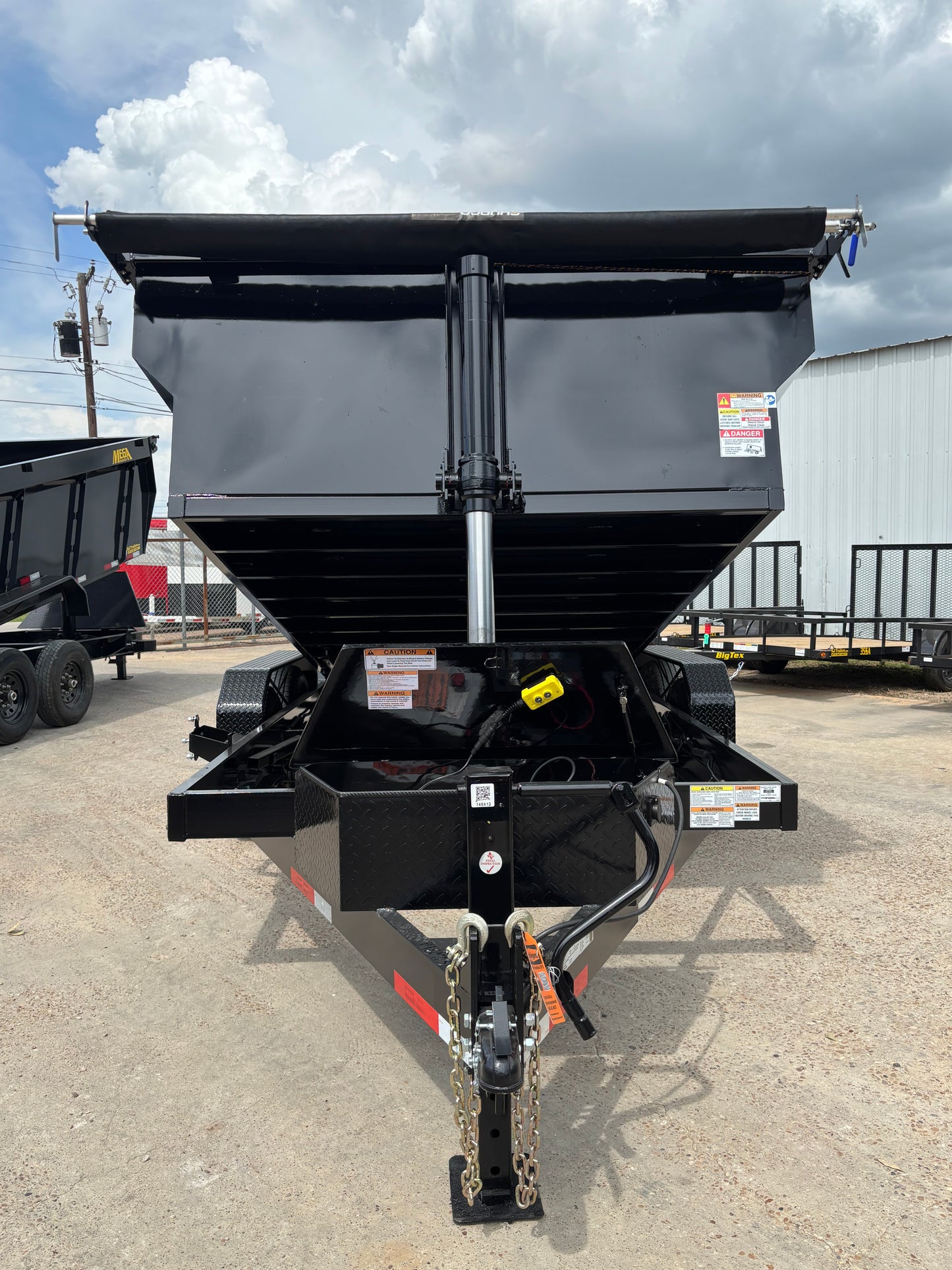 7 x 14' BP Dump Trailer Texas Pride #DT-7143-16KBP