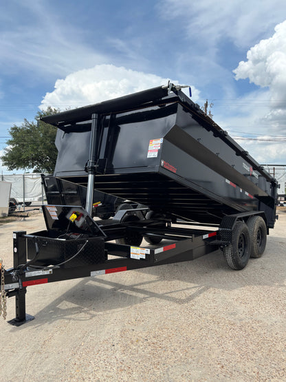 7 x 14' BP Dump Trailer Texas Pride #DT-7143-16KBP