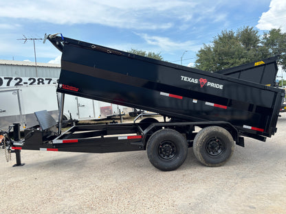 7 x 14' BP Dump Trailer Texas Pride #DT-7143-16KBP