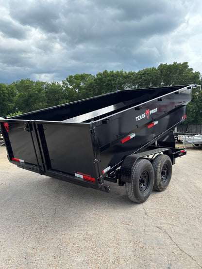 7 x 14' BP Dump Trailer Texas Pride #DT-7143-16KBP