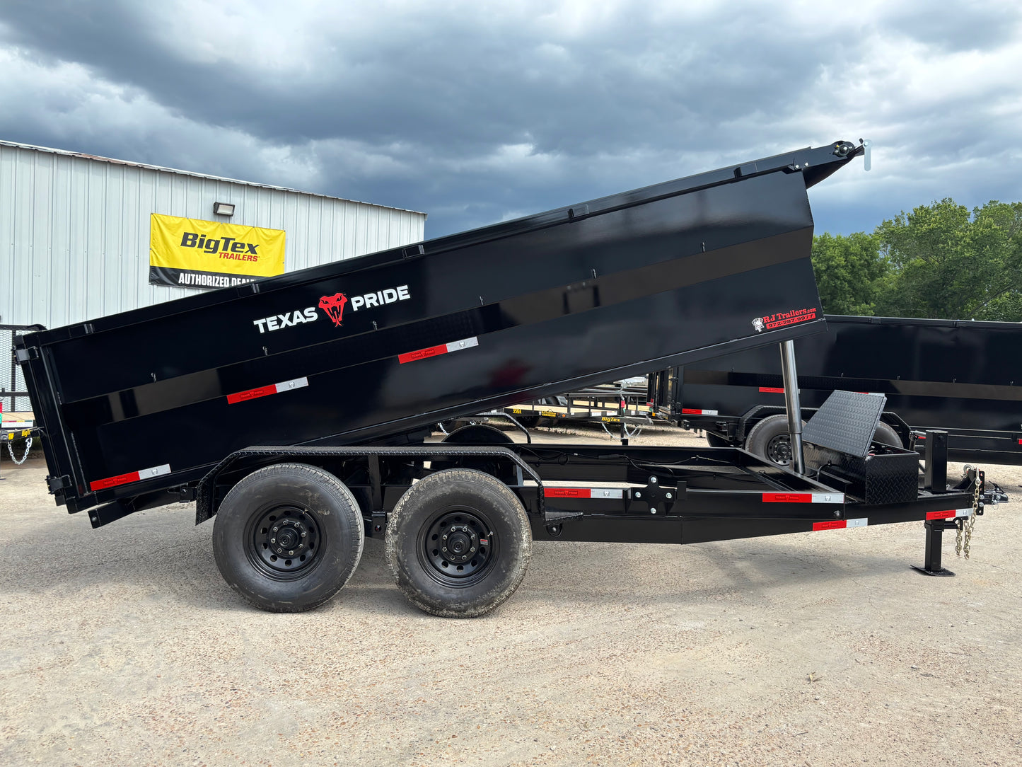 7 x 14' BP Dump Trailer Texas Pride #DT-7143-16KBP