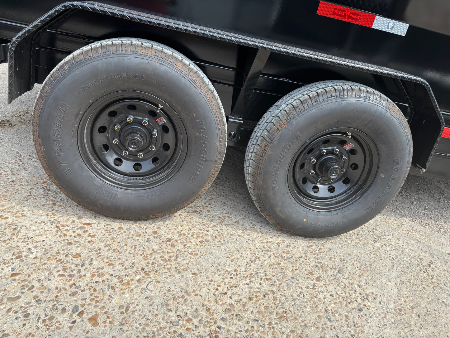 7 x 14' GN Dump Trailer Texas Pride #DT-7143-16KGN