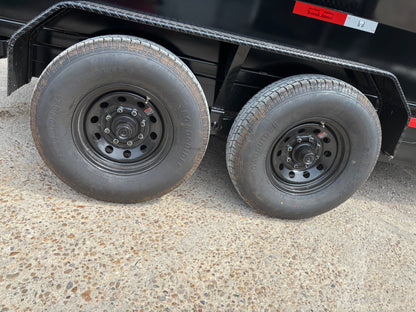 7 x 14' GN Dump Trailer Texas Pride #DT-7143-16KGN