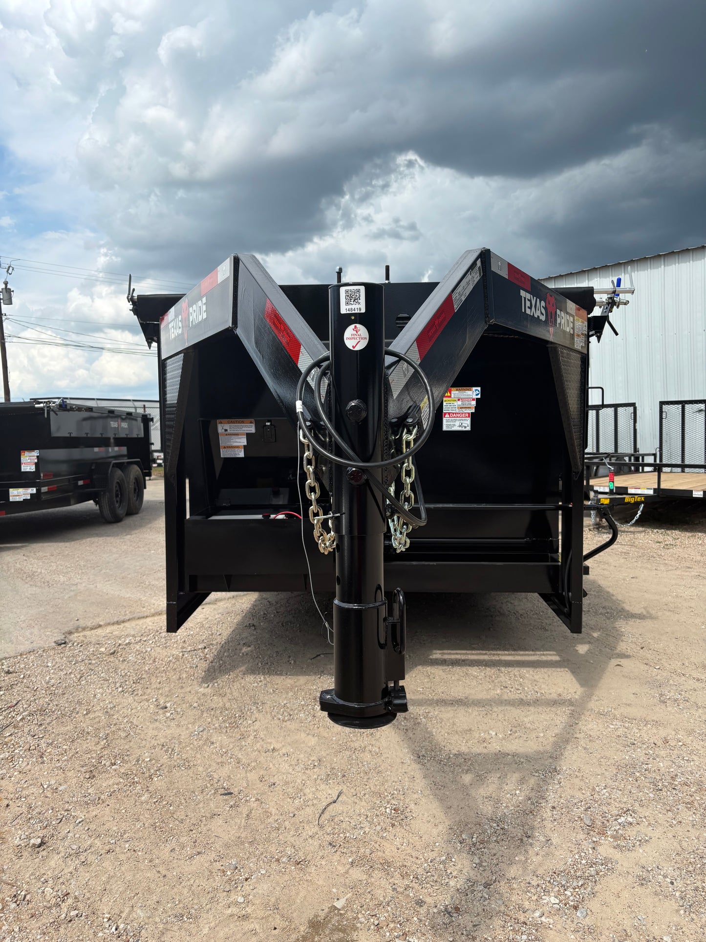 7 x 14' GN Dump Trailer Texas Pride #DT-7143-16KGN