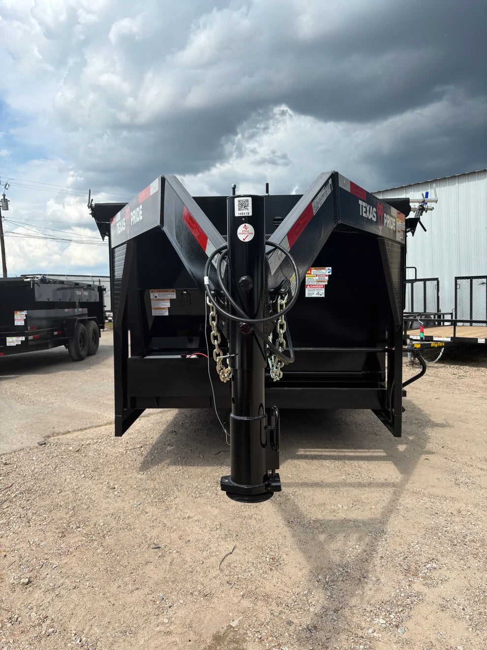 7 x 14' GN Dump Trailer Texas Pride #DT-7144-16KGN
