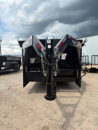 7 x 14' GN Dump Trailer Texas Pride #DT-7144-16KGN
