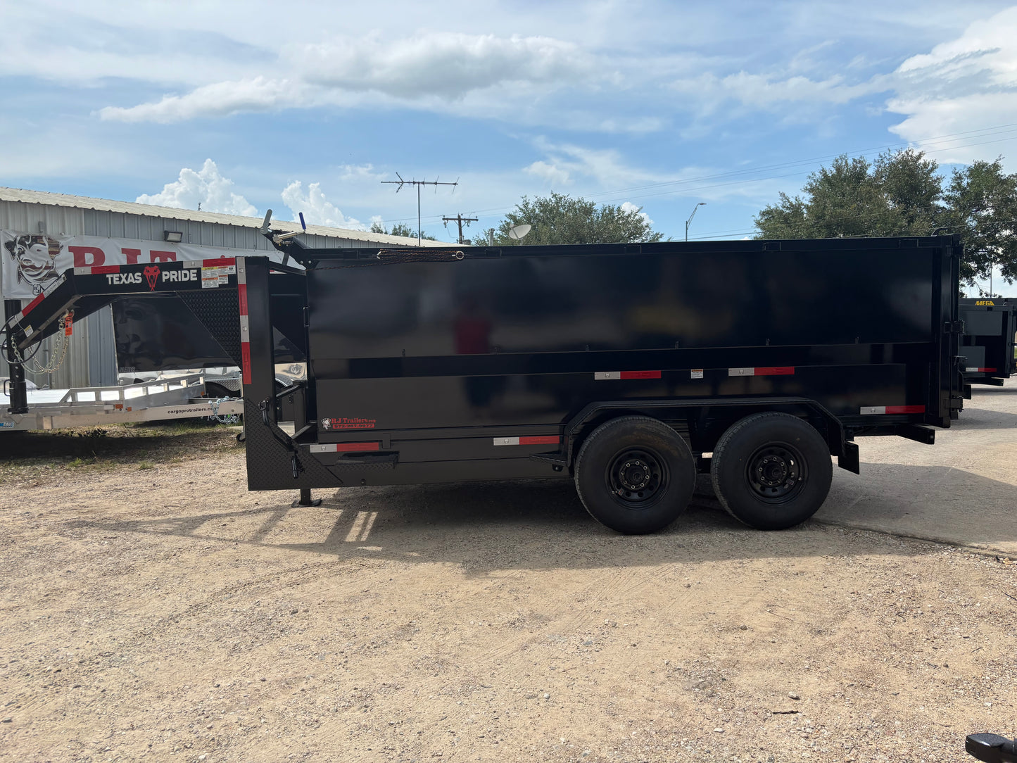 7 x 14' GN Dump Trailer Texas Pride #DT-7143-16KGN