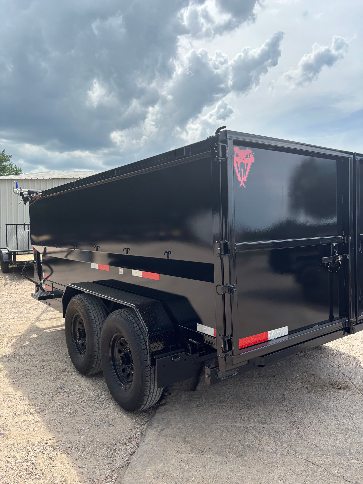 7 x 14' GN Dump Trailer Texas Pride #DT-7143-16KGN