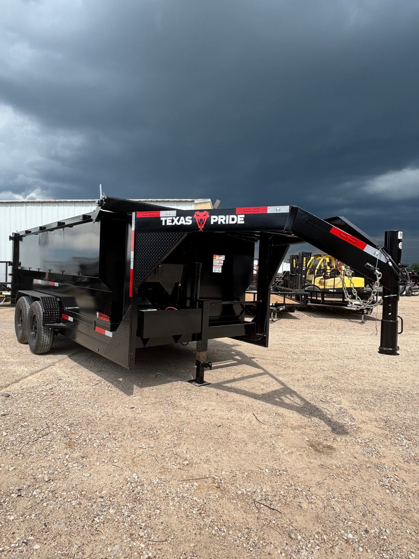 7 x 14' GN Dump Trailer Texas Pride #DT-7143-16KGN