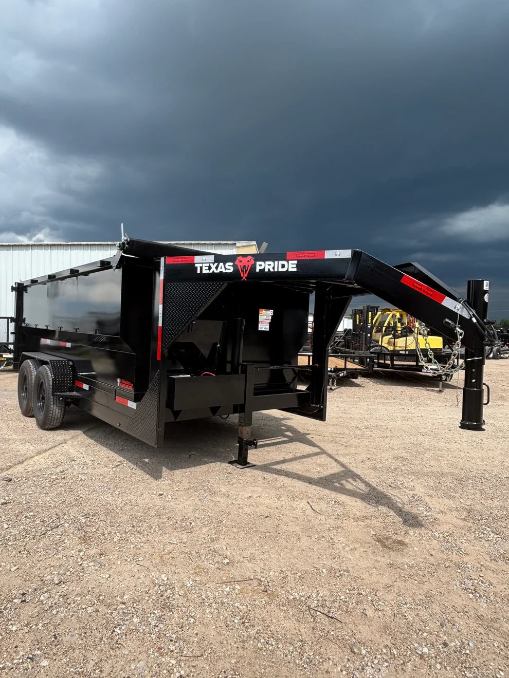 7 x 14' GN Dump Trailer Texas Pride #DT-7144-16KGN