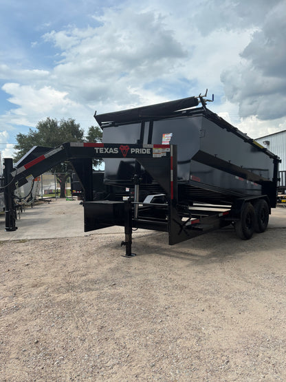 7 x 14' GN Dump Trailer Texas Pride #DT-7143-16KGN