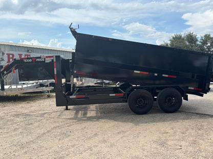 7 x 14' GN Dump Trailer Texas Pride #DT-7143-16KGN