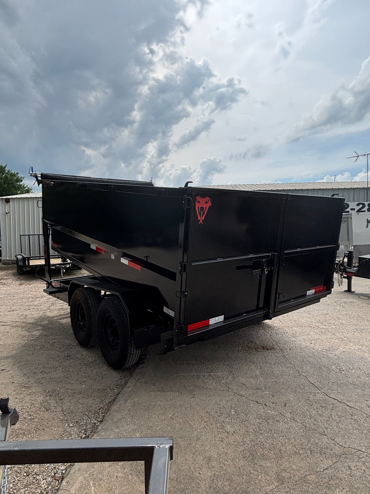 7 x 14' GN Dump Trailer Texas Pride #DT-7143-16KGN