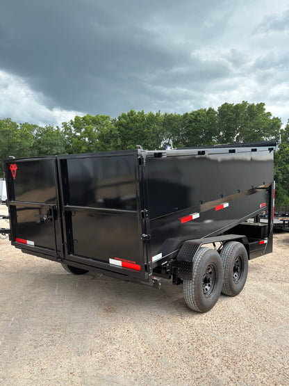 7 x 14' GN Dump Trailer Texas Pride #DT-7143-16KGN
