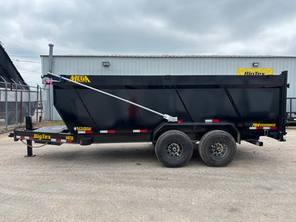 7 X 14' BP Dump Trailer Big Tex #14TD-16C4A-BK