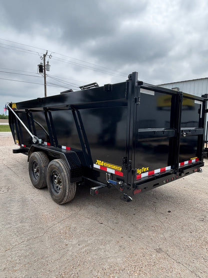 7 X 14' BP Dump Trailer Big Tex #14TD-16C4A-BK