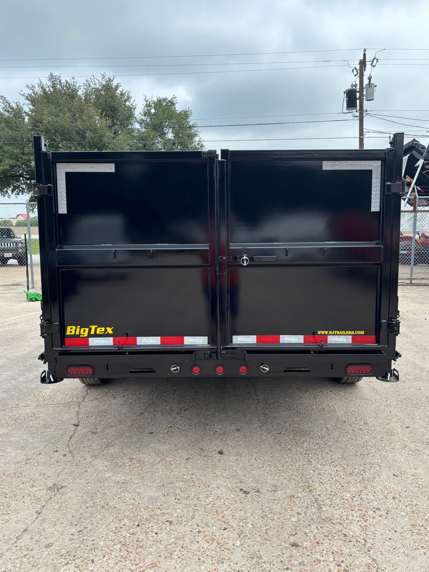7 X 14' BP Dump Trailer Big Tex #14TD-16C4A-BK