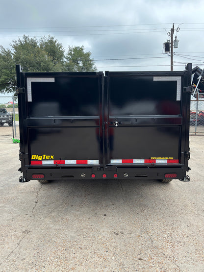 7 X 14' BP Dump Trailer Big Tex #14TD-16C4A-BK