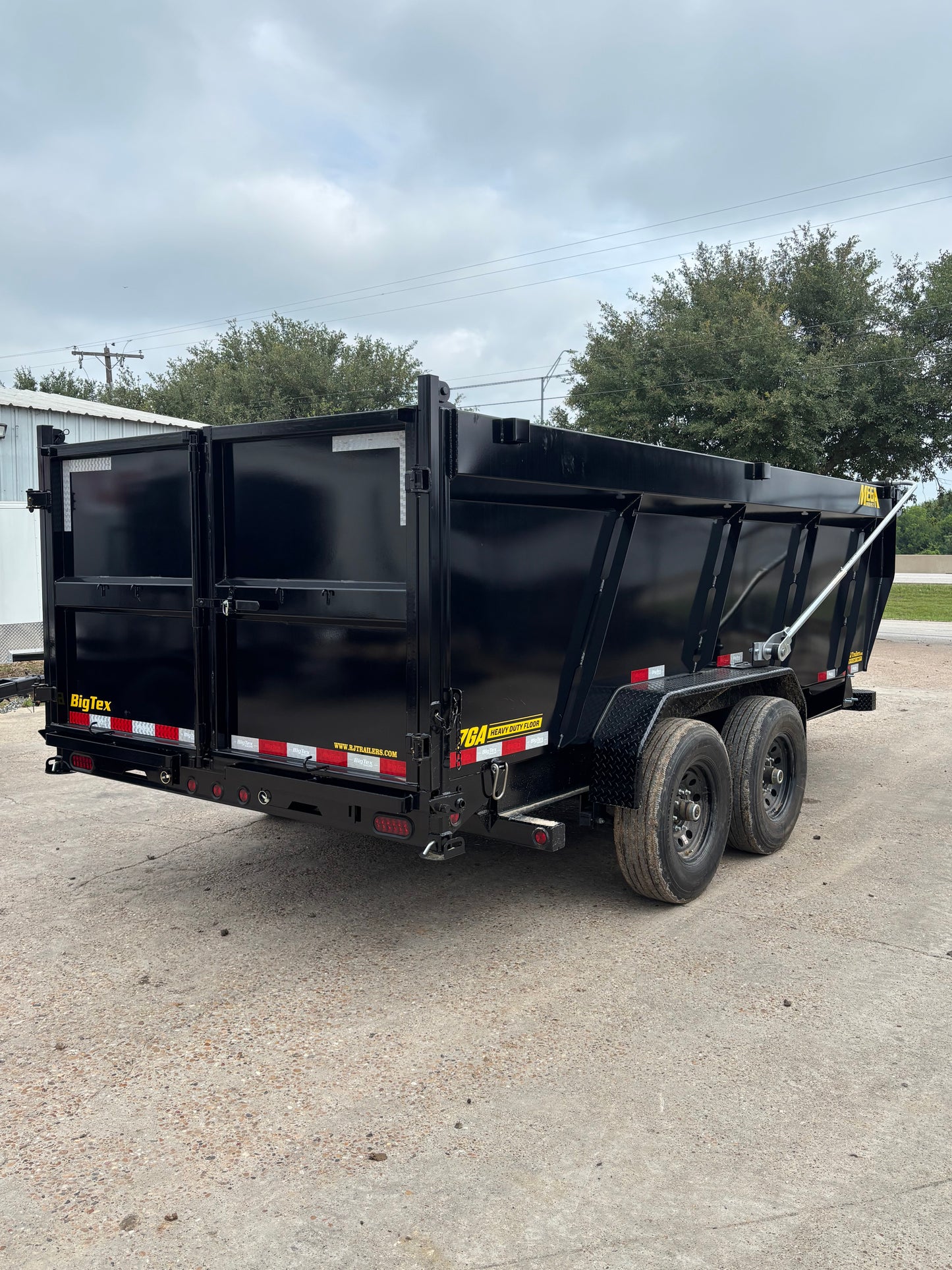 7 X 14' BP Dump Trailer Big Tex #14TD-16C4A-BK