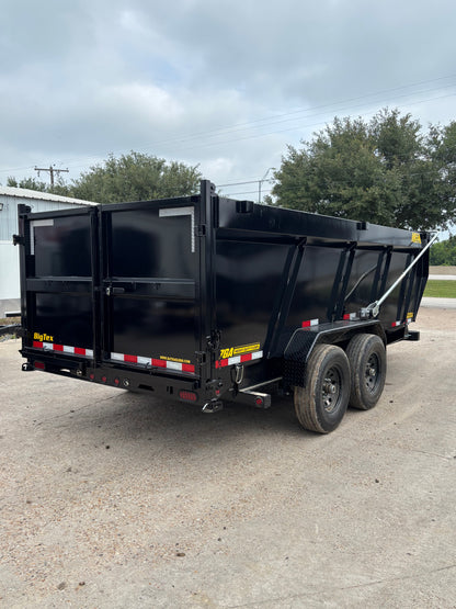 7 X 14' BP Dump Trailer Big Tex #14TD-16C4A-BK