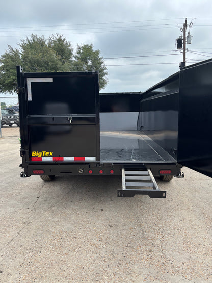 7 X 14' BP Dump Trailer Big Tex #14TD-16C4A-BK