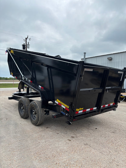 7 X 14' BP Dump Trailer Big Tex #14TD-16C4A-BK