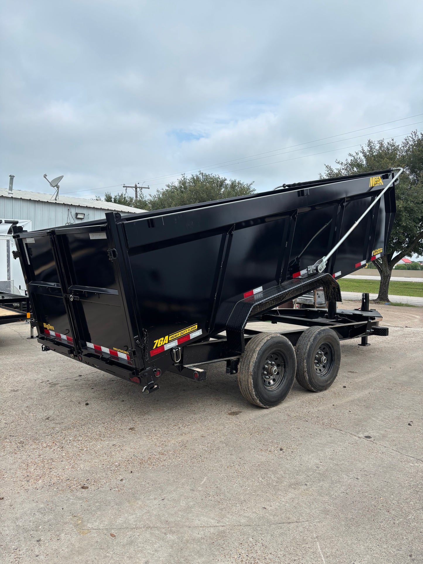 7 X 14' BP Dump Trailer Big Tex #14TD-16C4A-BK