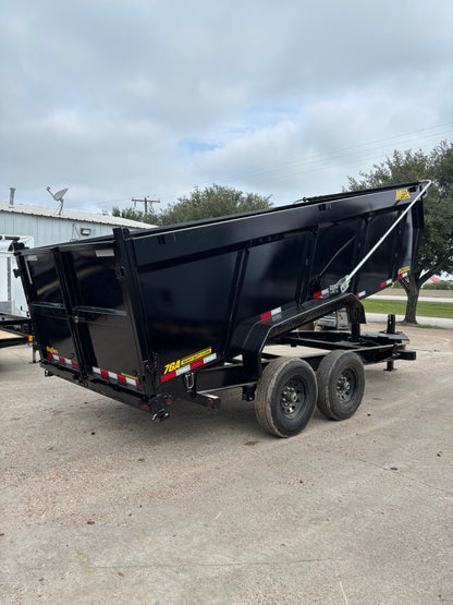 7 X 14' BP Dump Trailer Big Tex #14TD-16C4A-BK