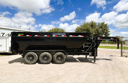 82 x 16 GN Roll Off Dump Load Trail w/ One Bin #47355 - Used