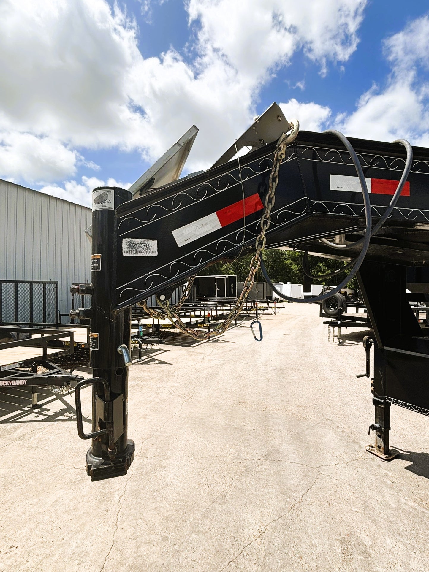 82 x 16 GN Roll Off Dump Load Trail w/ One Bin #47355 - Used
