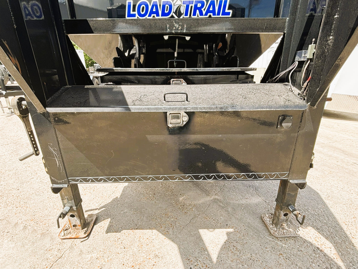 82 x 16 GN Roll Off Dump Load Trail w/ One Bin #47355 - Used