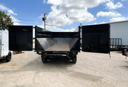 82 x 16 GN Roll Off Dump Load Trail w/ One Bin #47355 - Used