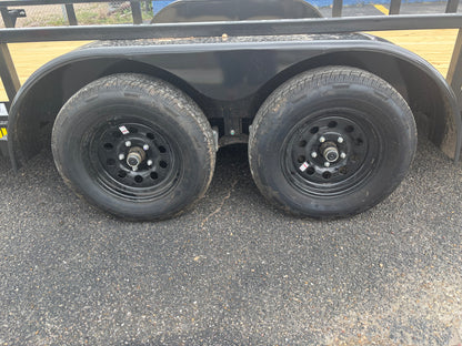 83" x 20' TA Utility Trailer Big Tex #70PI-20R1A-4PBK