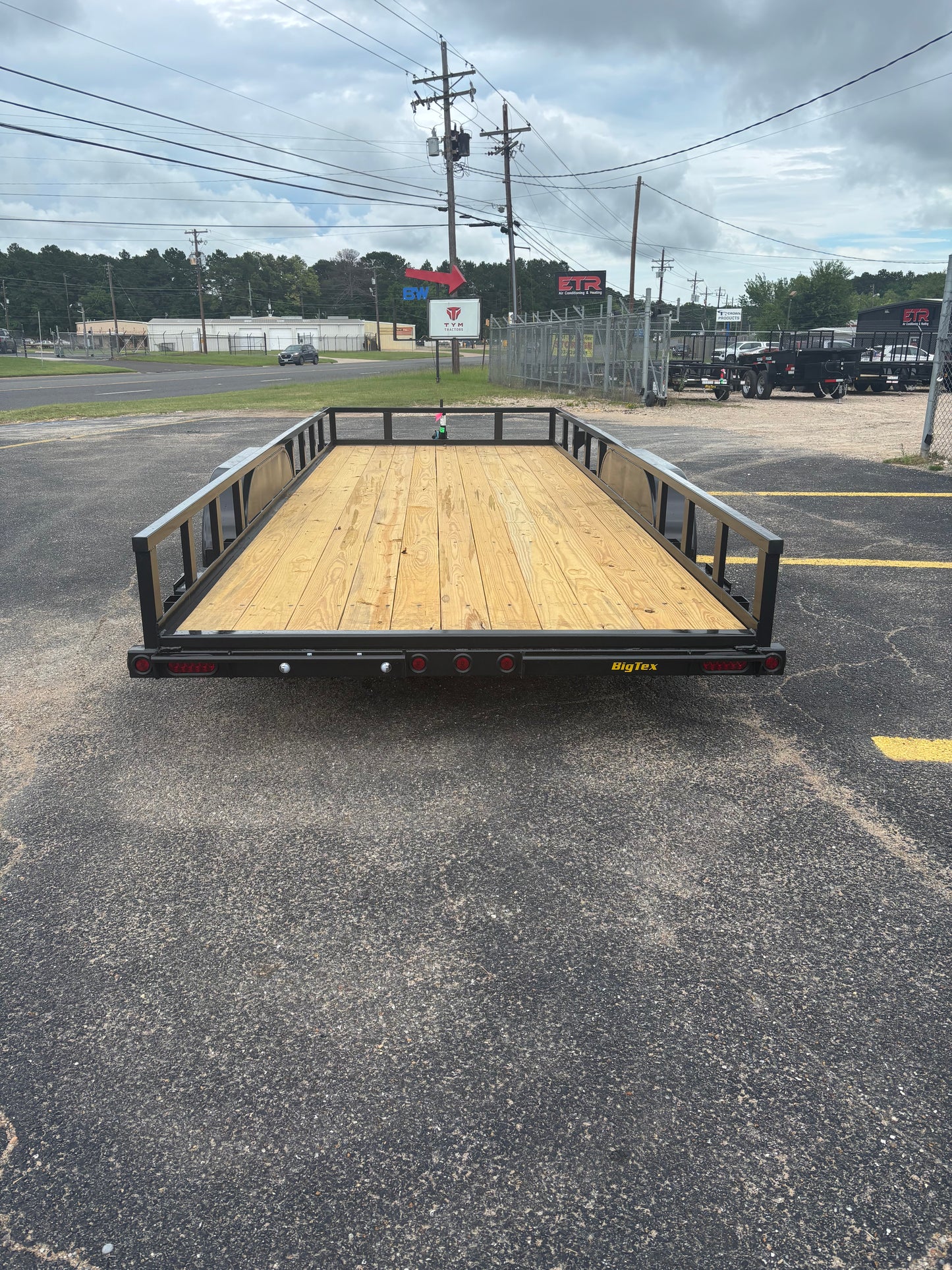 83" x 20' TA Utility Trailer Big Tex #70PI-20R1A-4PBK