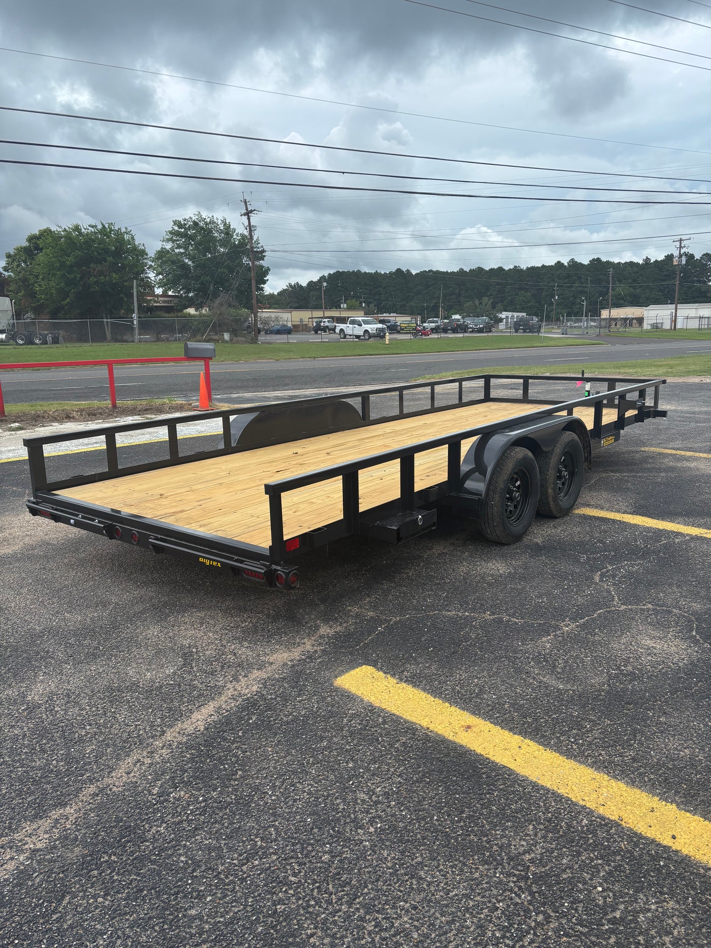 83" x 20' TA Utility Trailer Big Tex #70PI-20R1A-4PBK