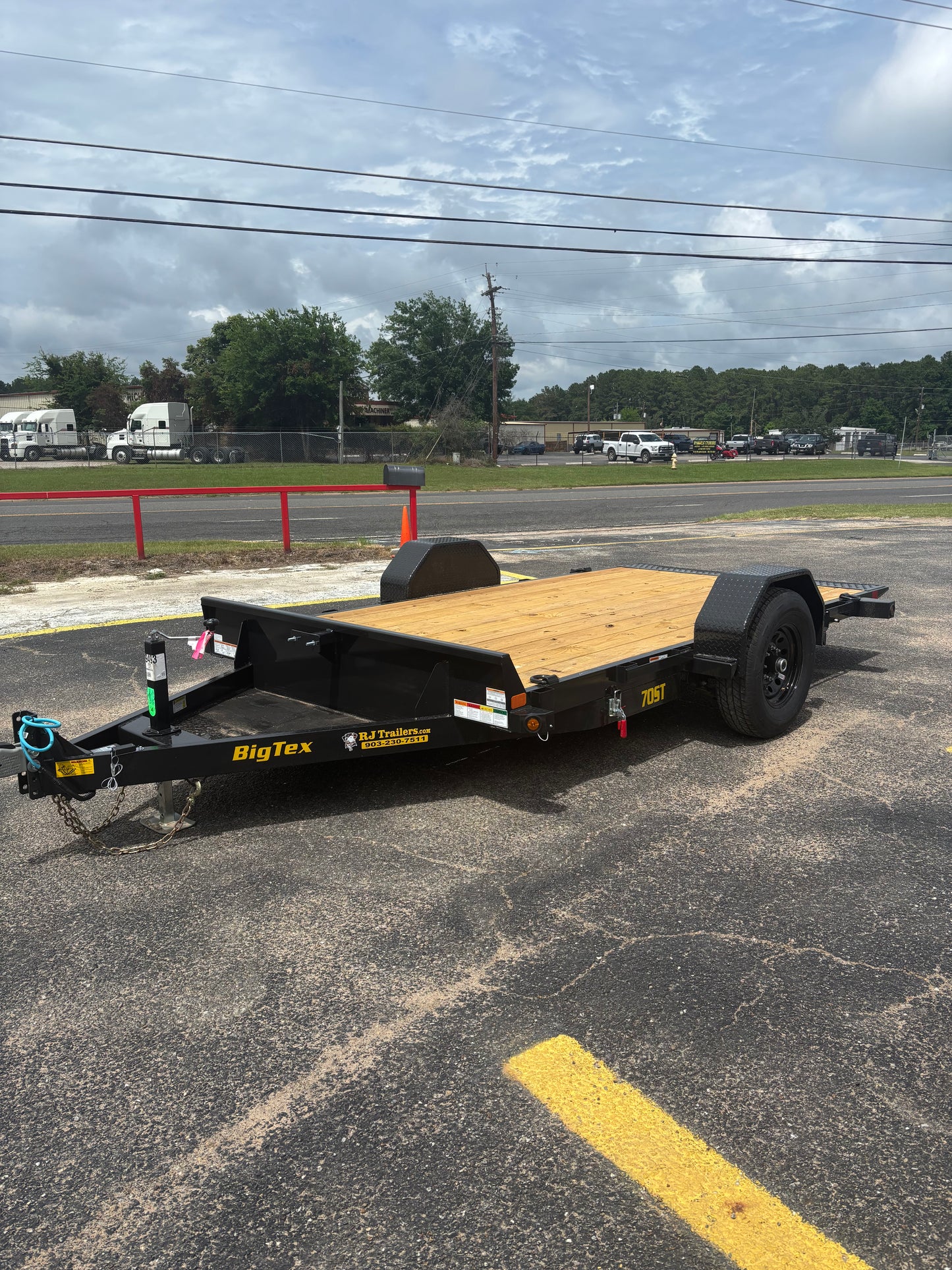 83 x 13' SA TILT Trailer Big Tex #70ST-13BK