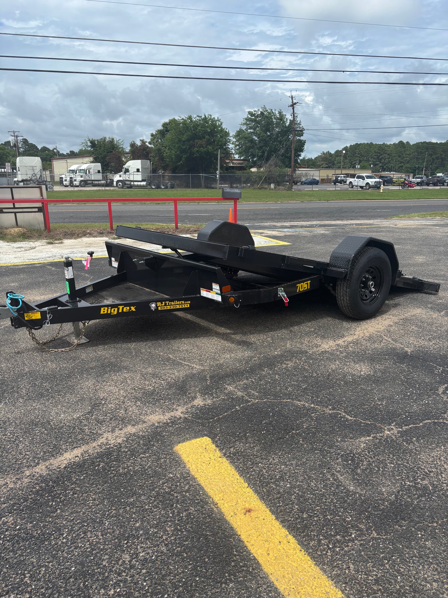 83 x 13' SA TILT Trailer Big Tex #70ST-13BK