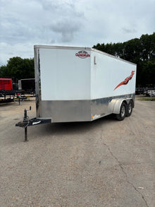 7 x 14' Enclosed Trailer Cargo Mate Low Hauler #82793 - Used