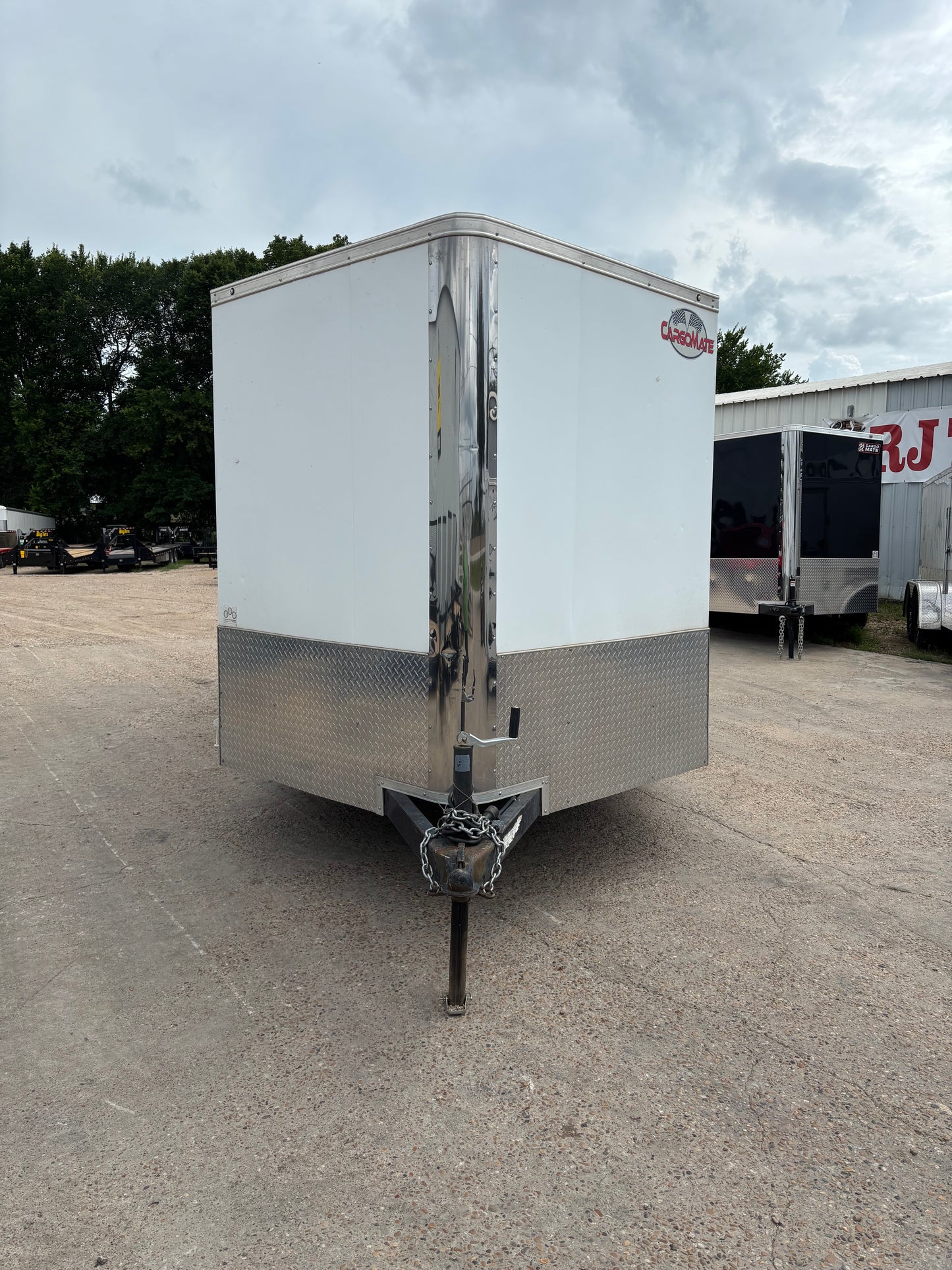 7 x 14' Enclosed Trailer Cargo Mate Low Hauler #82793 - Used