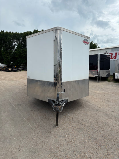 7 x 14' Enclosed Trailer Cargo Mate Low Hauler #82793 - Used