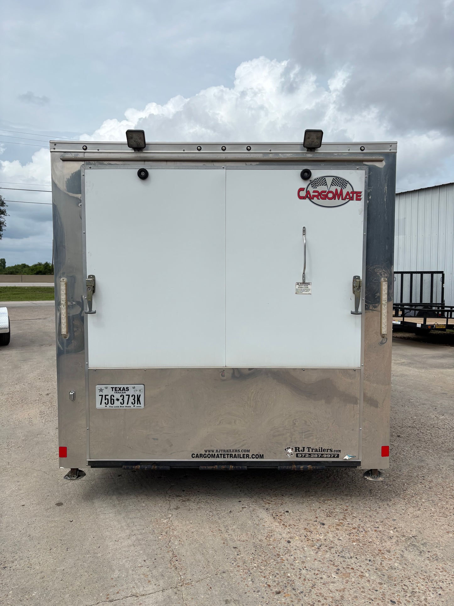 7 x 14' Enclosed Trailer Cargo Mate Low Hauler #82793 - Used