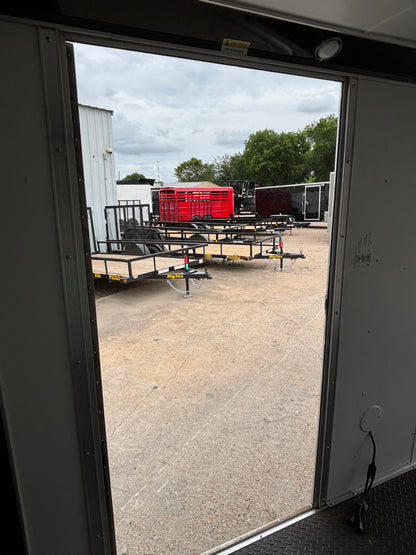 7 x 14' Enclosed Trailer Cargo Mate Low Hauler #82793 - Used