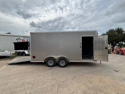 7 x 16' Enclosed Cargo Trailer Alcom EZ Hauler #33199 - Used