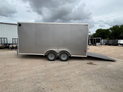 7 x 16' Enclosed Cargo Trailer Alcom EZ Hauler #33199 - Used