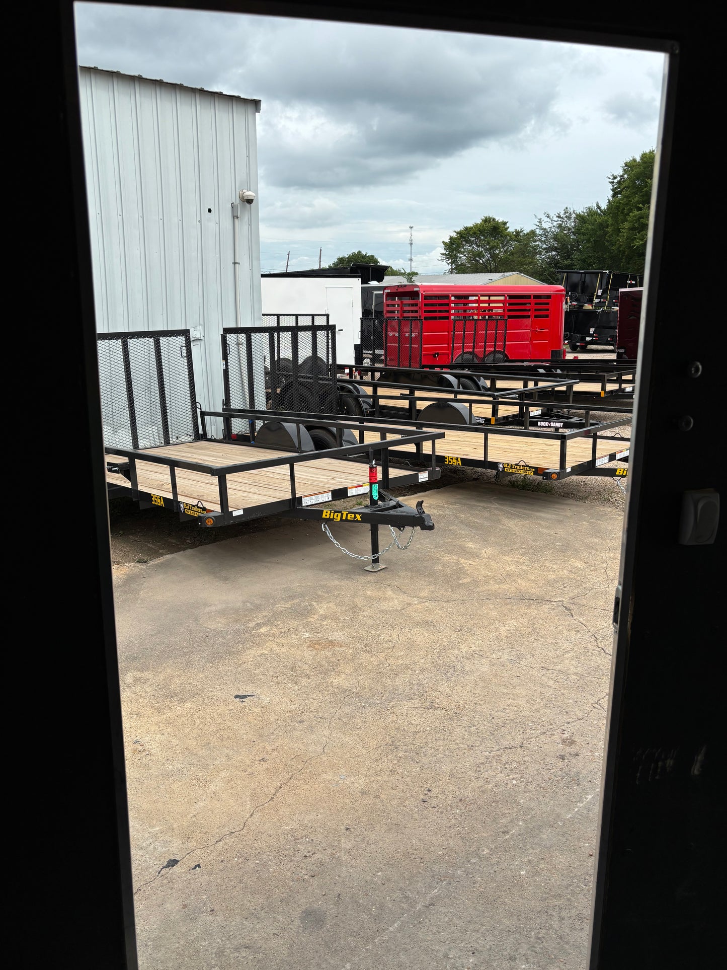 7 x 16' Enclosed Cargo Trailer Alcom EZ Hauler #33199 - Used